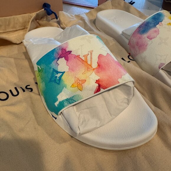 Louis Vuitton watercolor slides - Picture 2 of 7